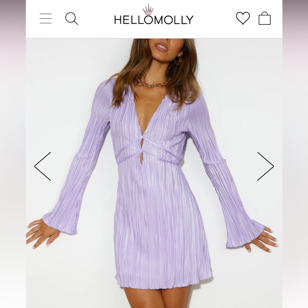 Lilac Hello Molly dress